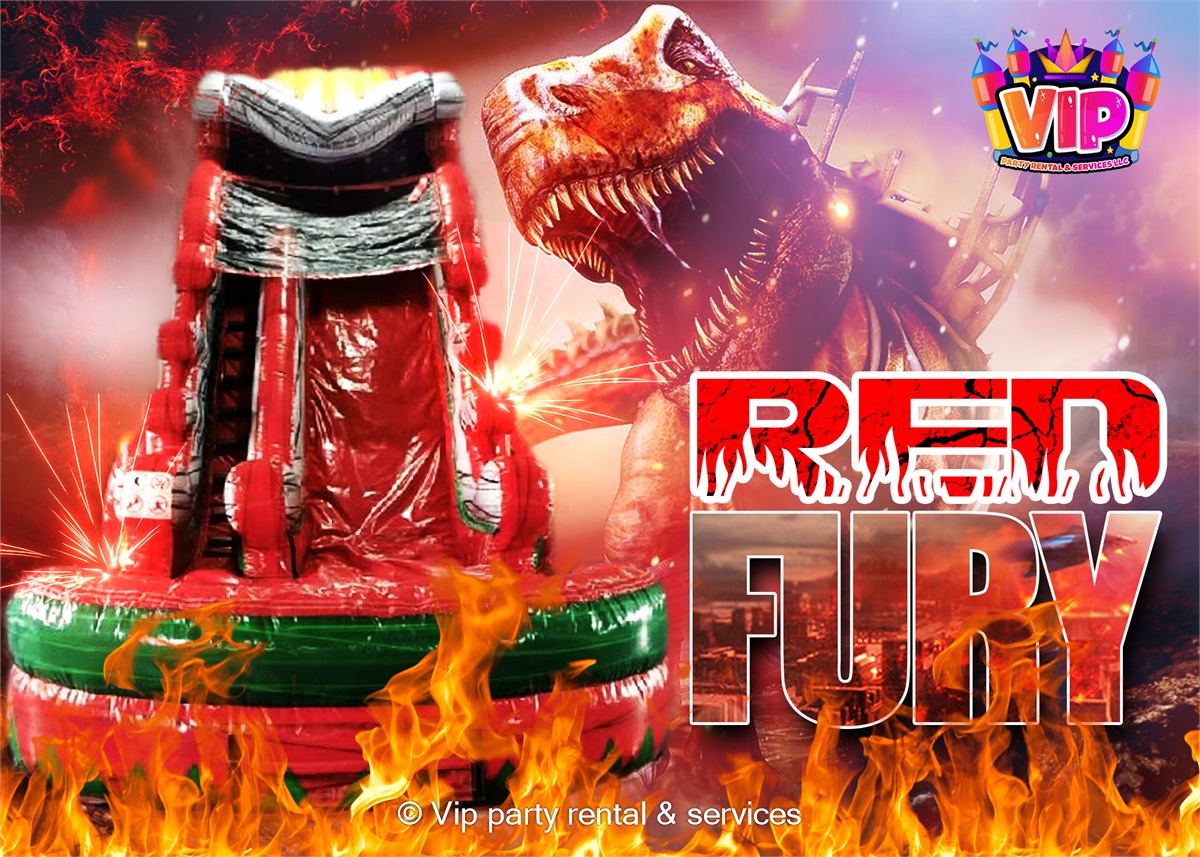 Red Fury 19ft Waterslide - Hire in Fl | Vip party rental & services